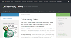 Desktop Screenshot of lotteryticketworld.com